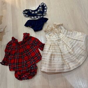 Janie & Jack 3-6 month girl outfit bundle